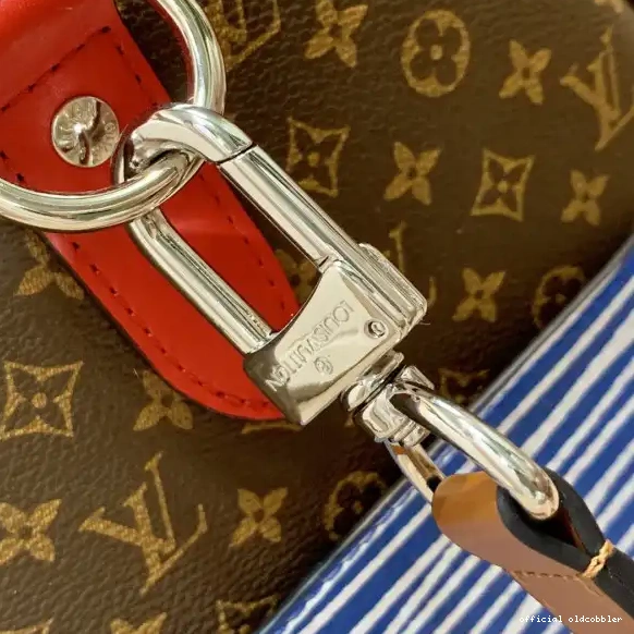 Official oldcobbler VUITTON KEEPALL 50 BANDOULIÈRE LOUIS 0515